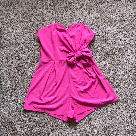 Charlotte Russe Pants - Charlotte Russe Strapless Romper